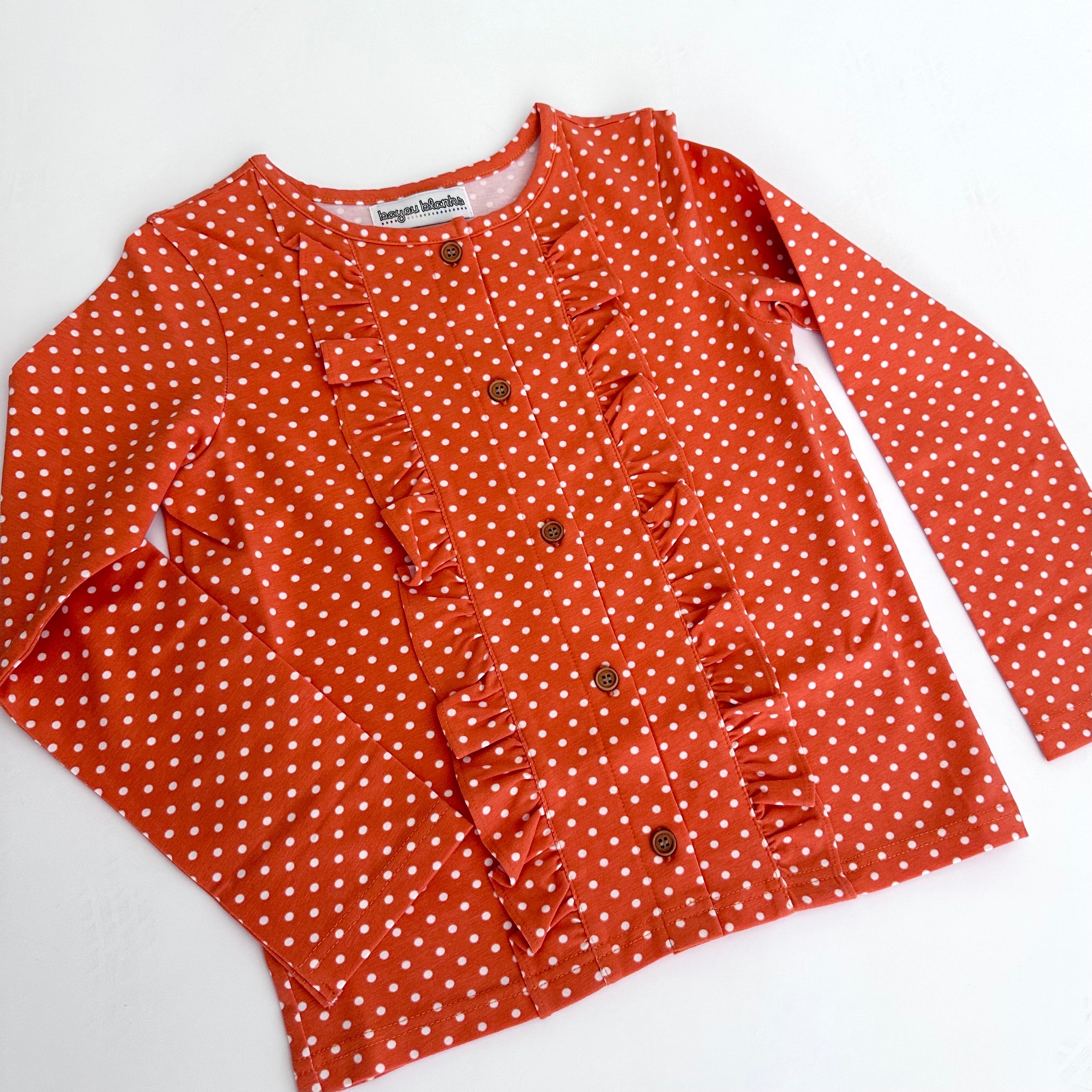 Orange Dot Olivia Leggings