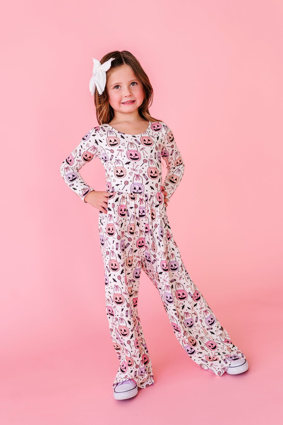Ghoul Gang Wide Leg Romper (est Ship Time 1-2 Week)