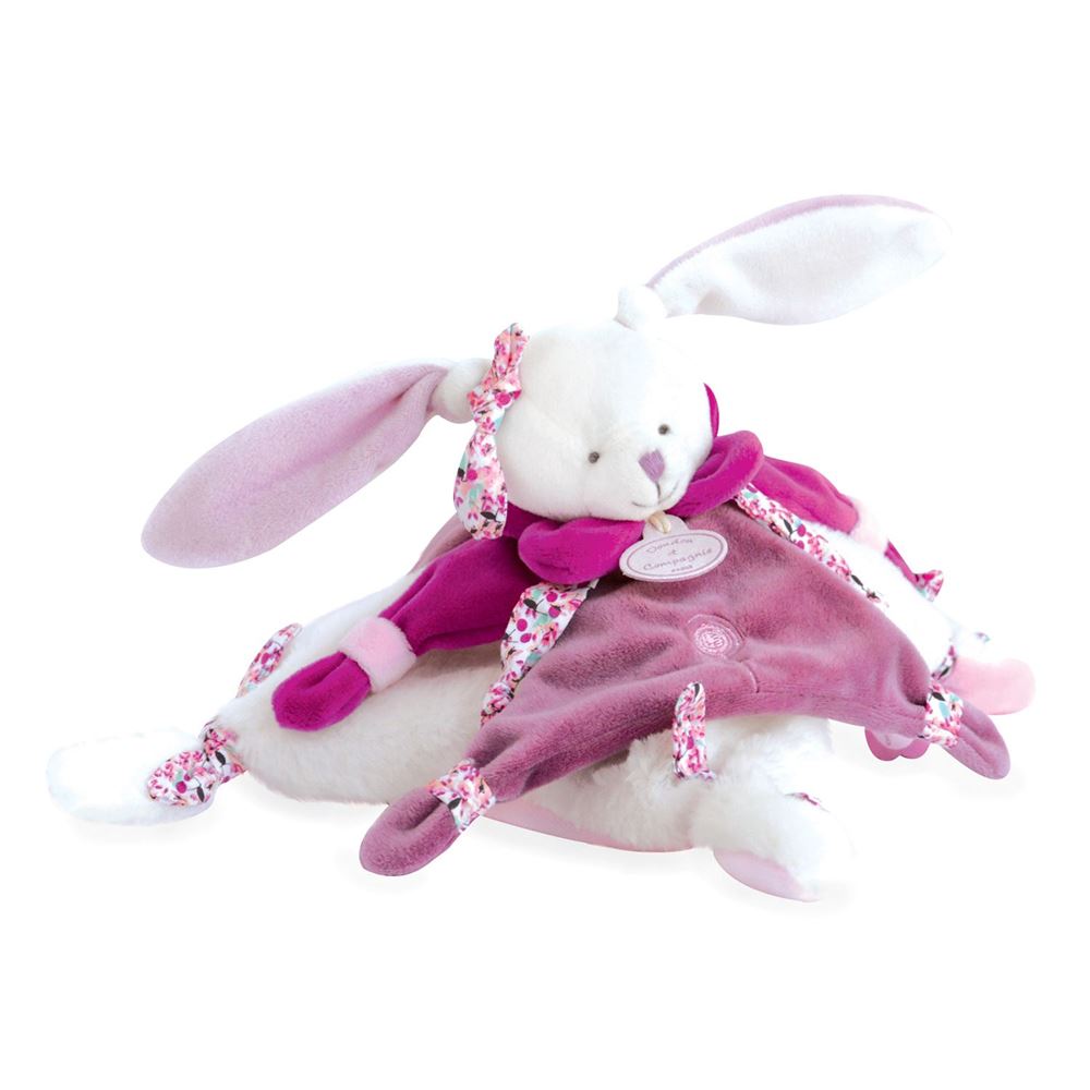 Cherry The Bunny Doudou Blanket Plush Pal