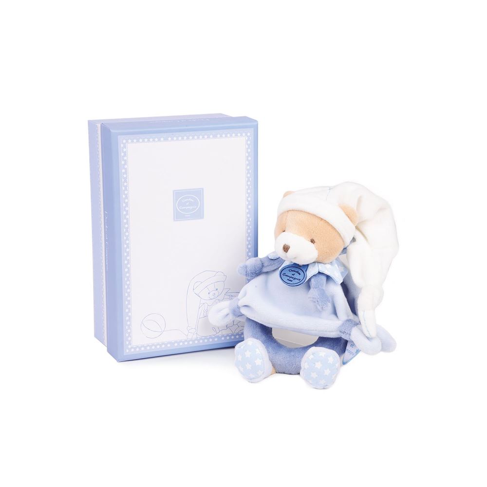 Blue Bear Baby Rattle