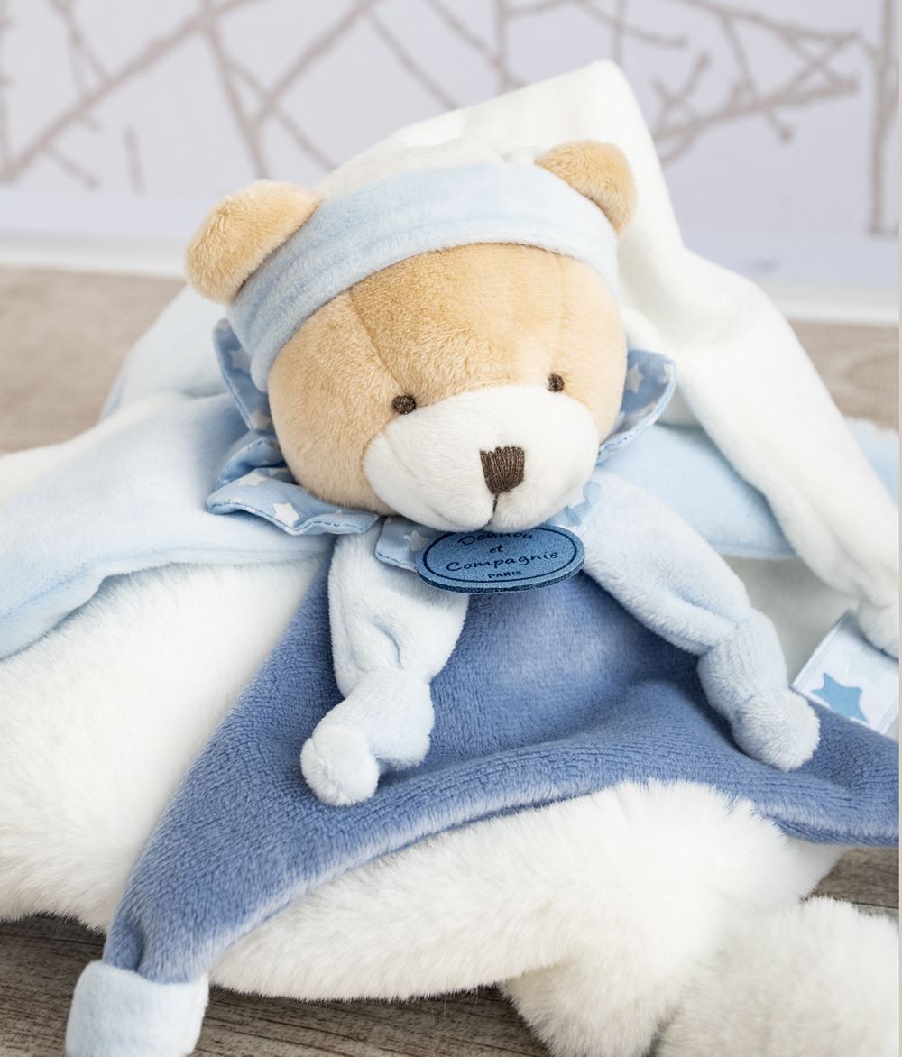 Blue Bear Blanket Plush Pal