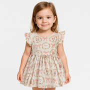 Bows & Bunnies (twirl Dress)