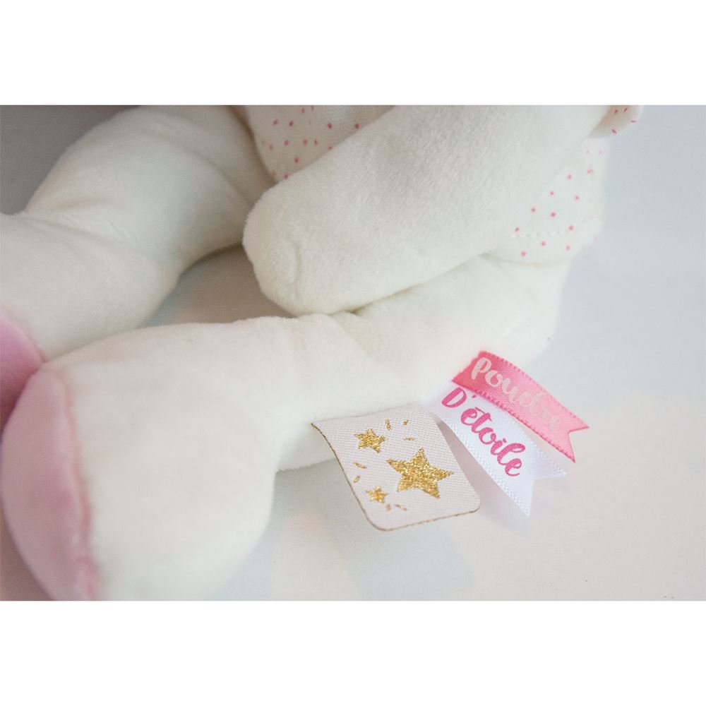 Star Pink Bunny Baby Plush Stuffed Animal