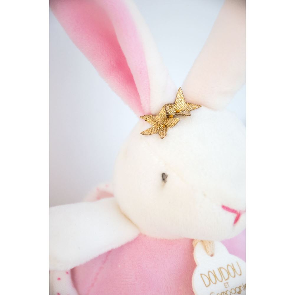 Star Pink Bunny Musical Pull Toy