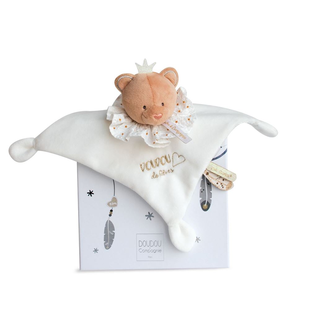 Dream Maker King Bear Doudou Blanket Pal