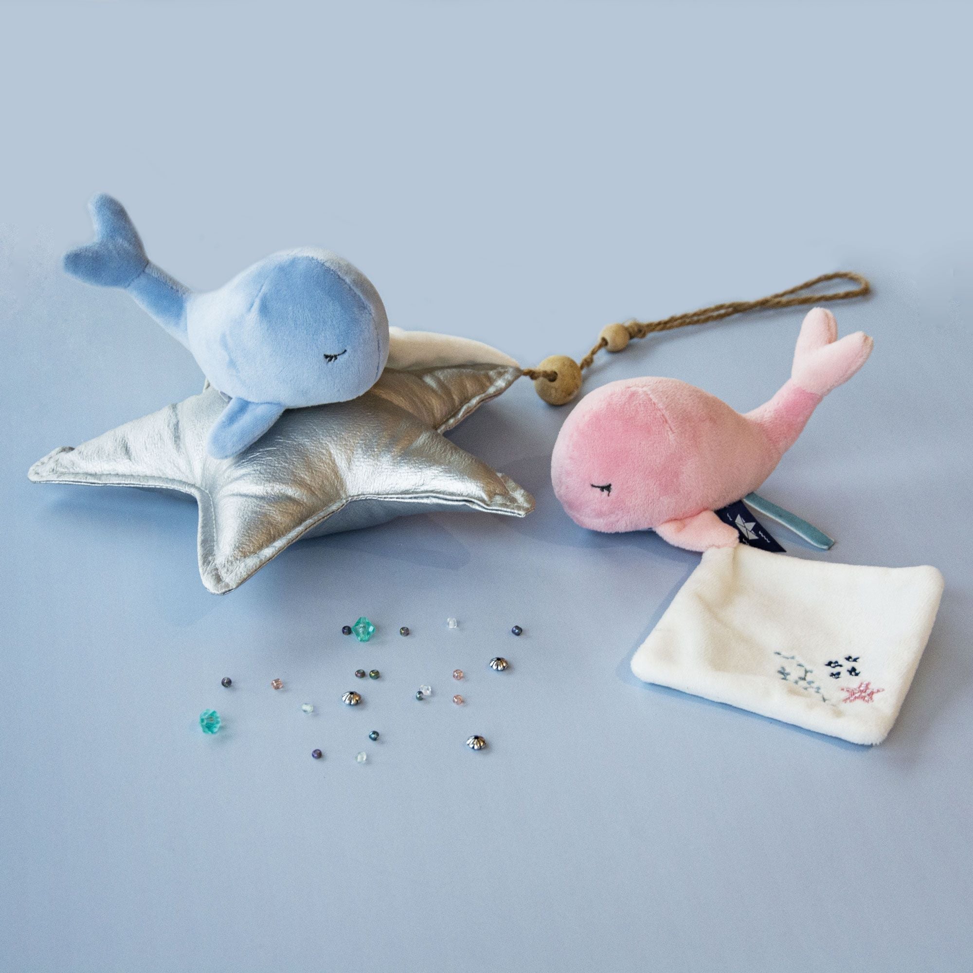 Under The Sea: Whale Plush With Doudou Blanket