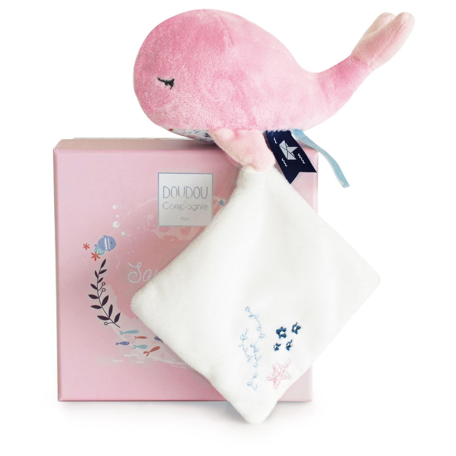 Under The Sea: Whale Plush With Doudou Blanket