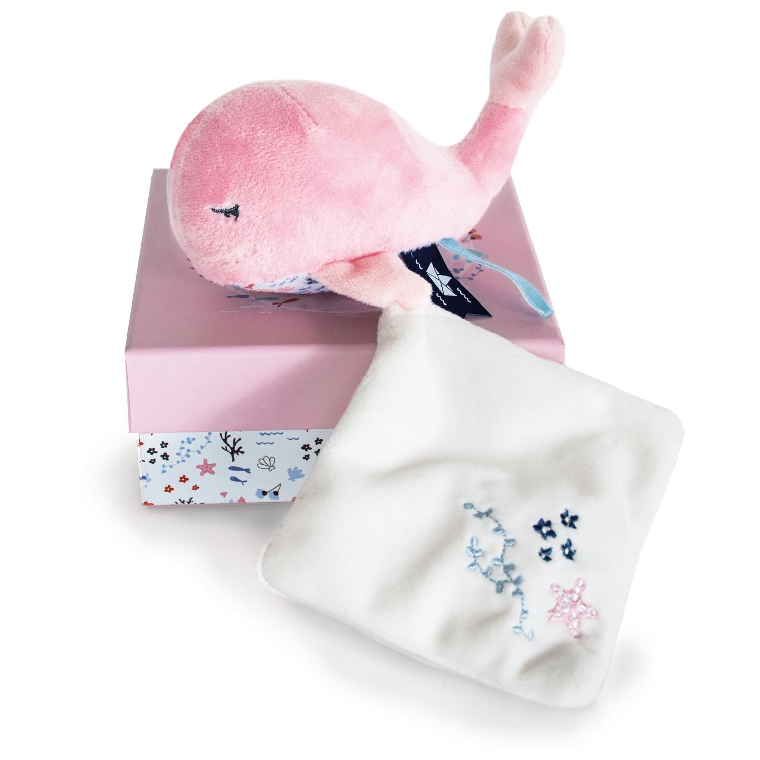 Under The Sea: Whale Plush With Doudou Blanket