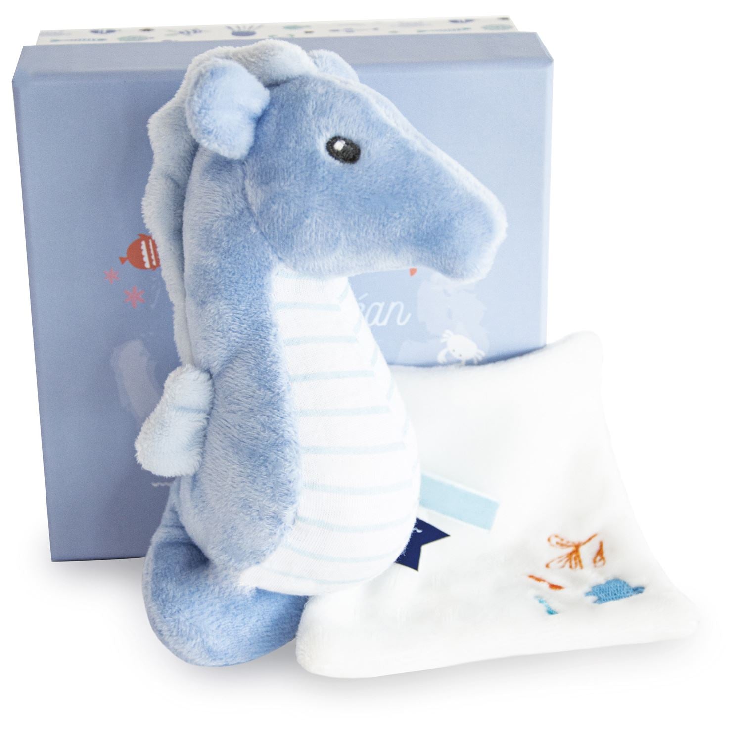 Under The Sea: Seahorse Plush With Doudou Blanket