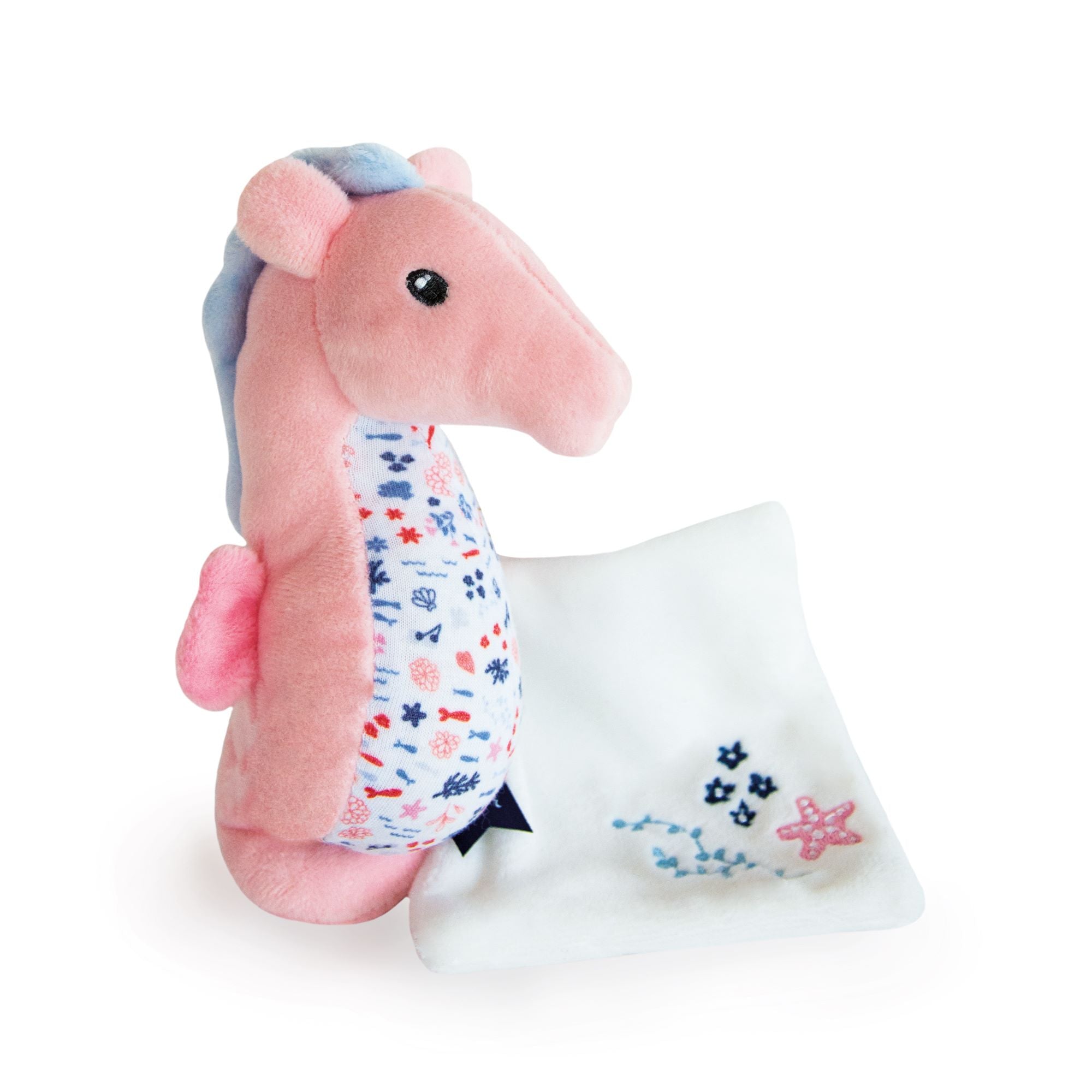 Under The Sea: Seahorse Plush With Doudou Blanket