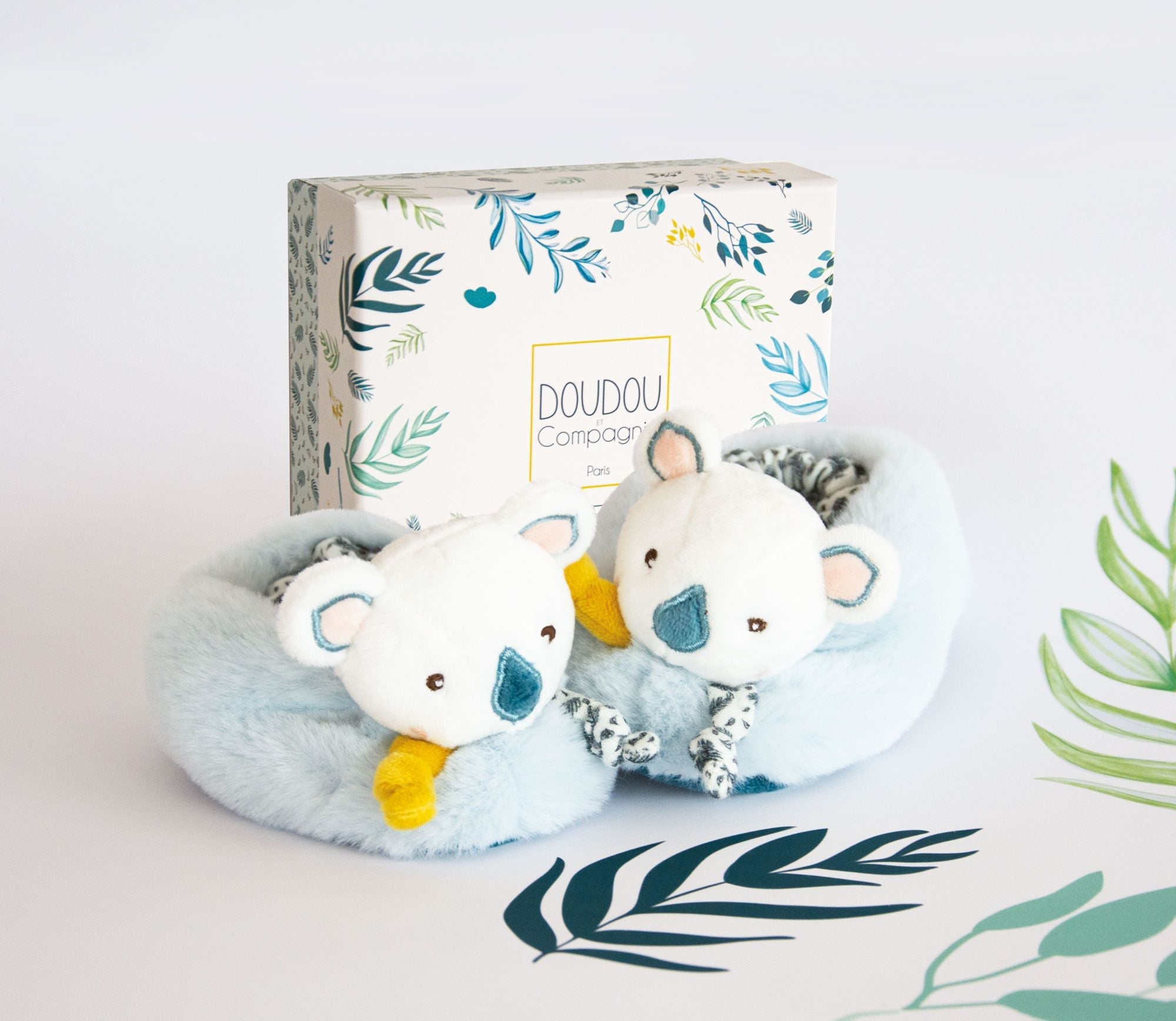 Yoka The Koala Baby Booties With Rattle