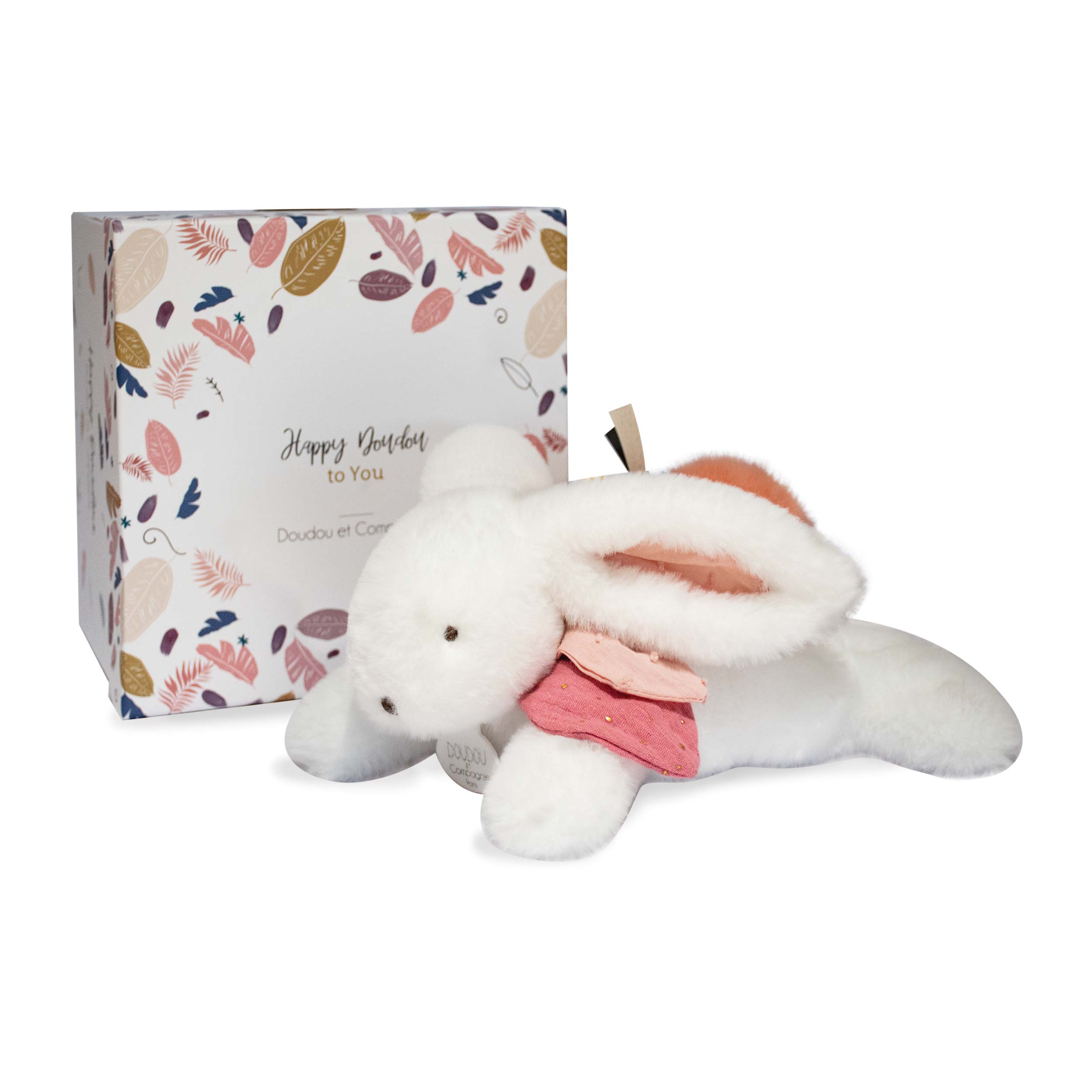 Happy Doudou: Pom Pom Tail Plush Bunny