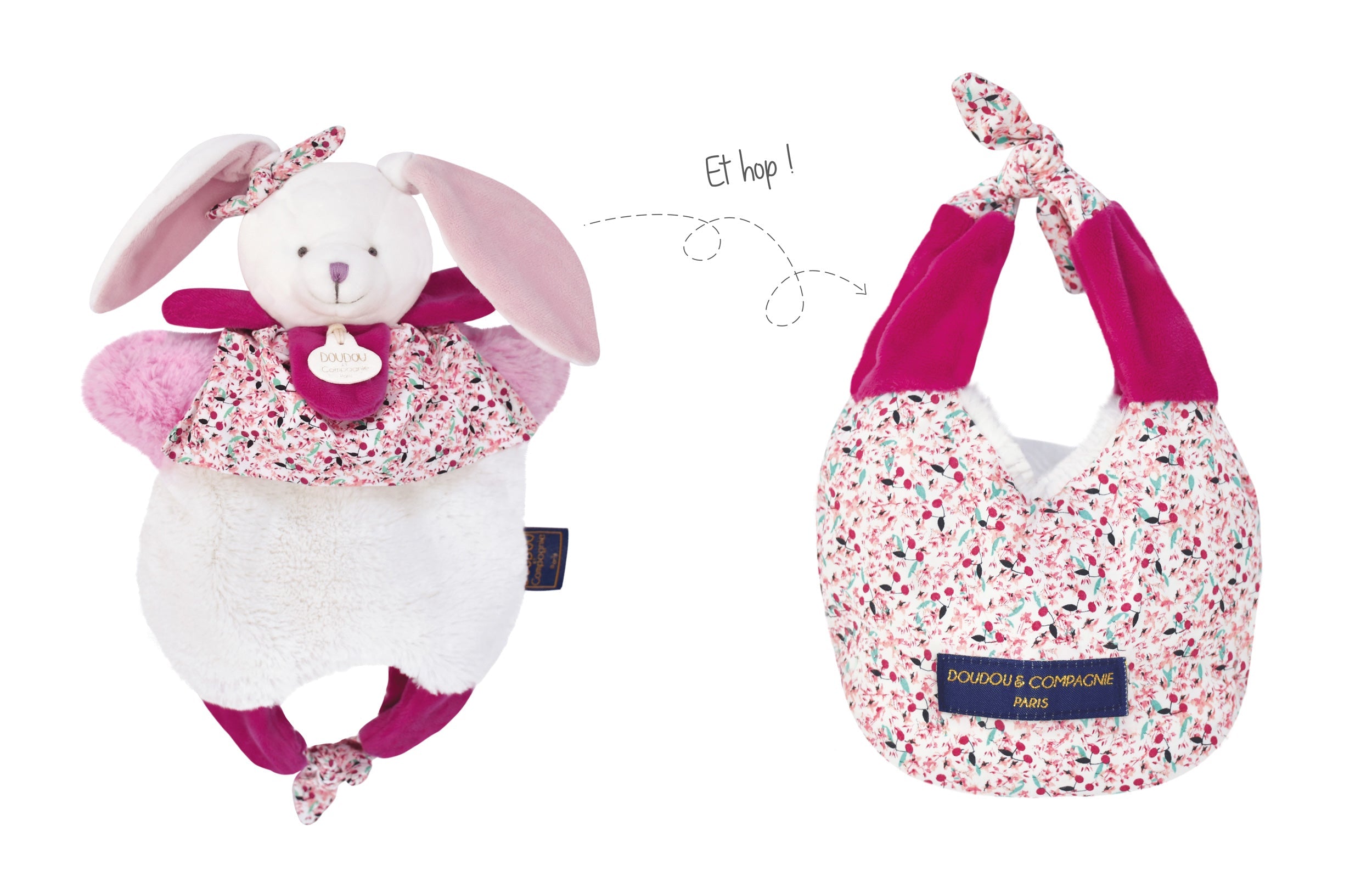 Reversible Bunny Puppet / Carry Bag