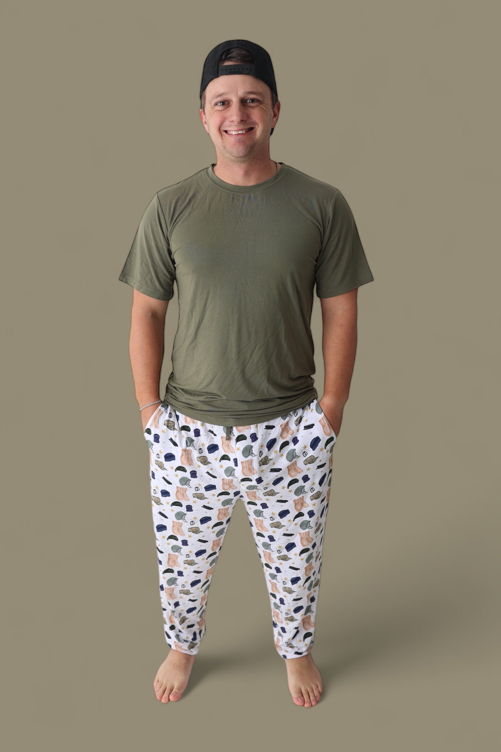 Thank You For Your Service Short Sleeve Men's Dream Jogger Set