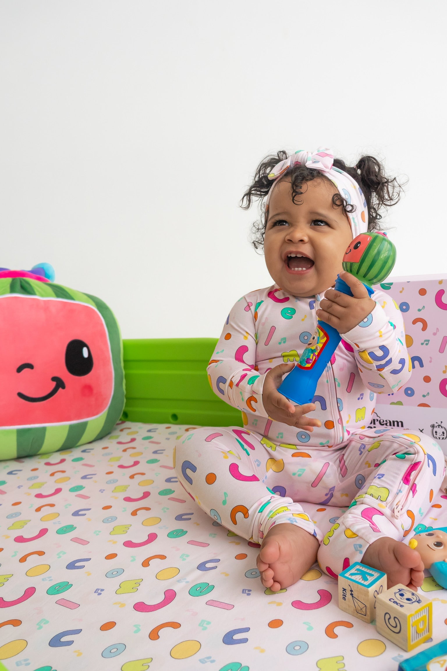 Dream Big Little Co X Cocomelon Alphabet Dream Romper