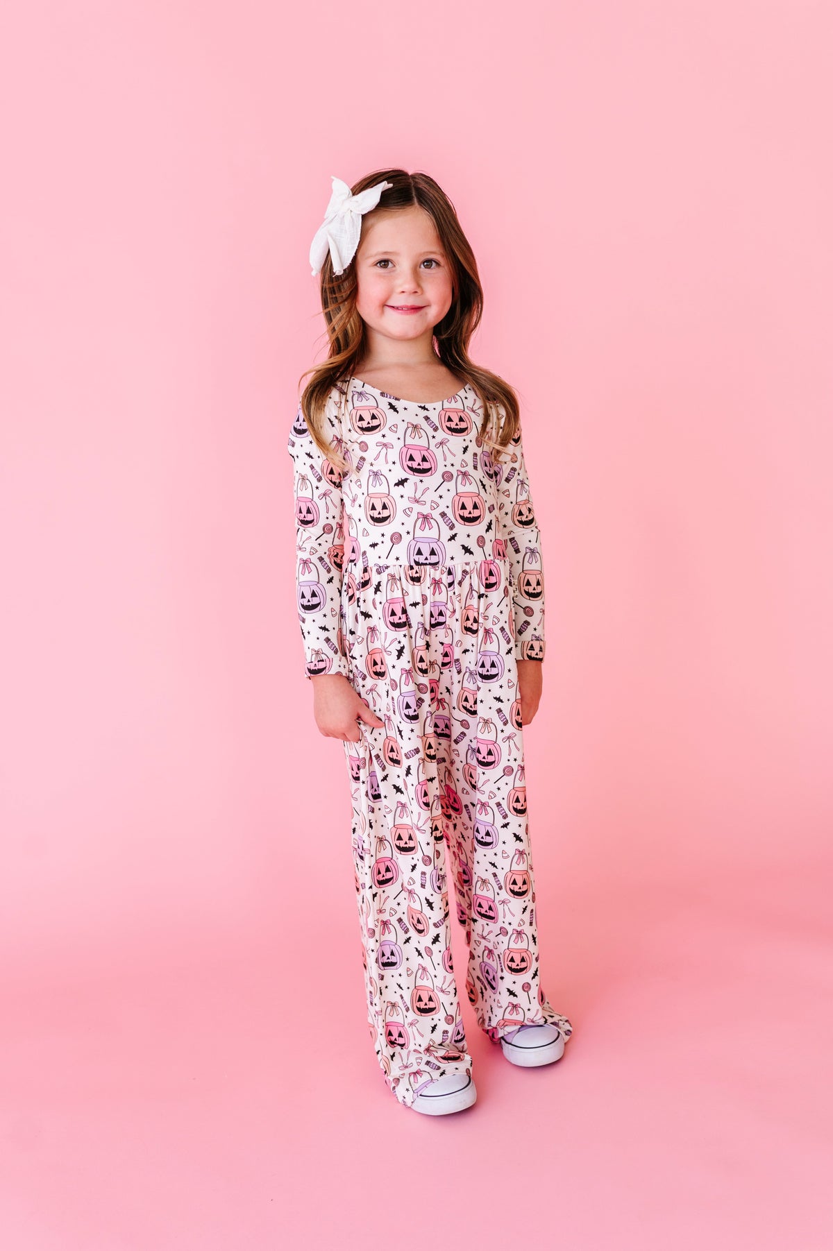 Ghoul Gang Wide Leg Romper (est Ship Time 1-2 Week)
