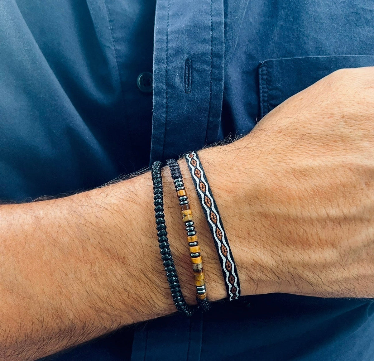 Mateo Braided Bead Bracelet