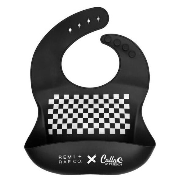 Checked Out Bib - Black