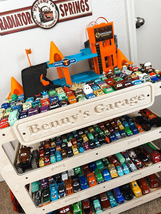 Caden- Toy Car Ramp + Storage