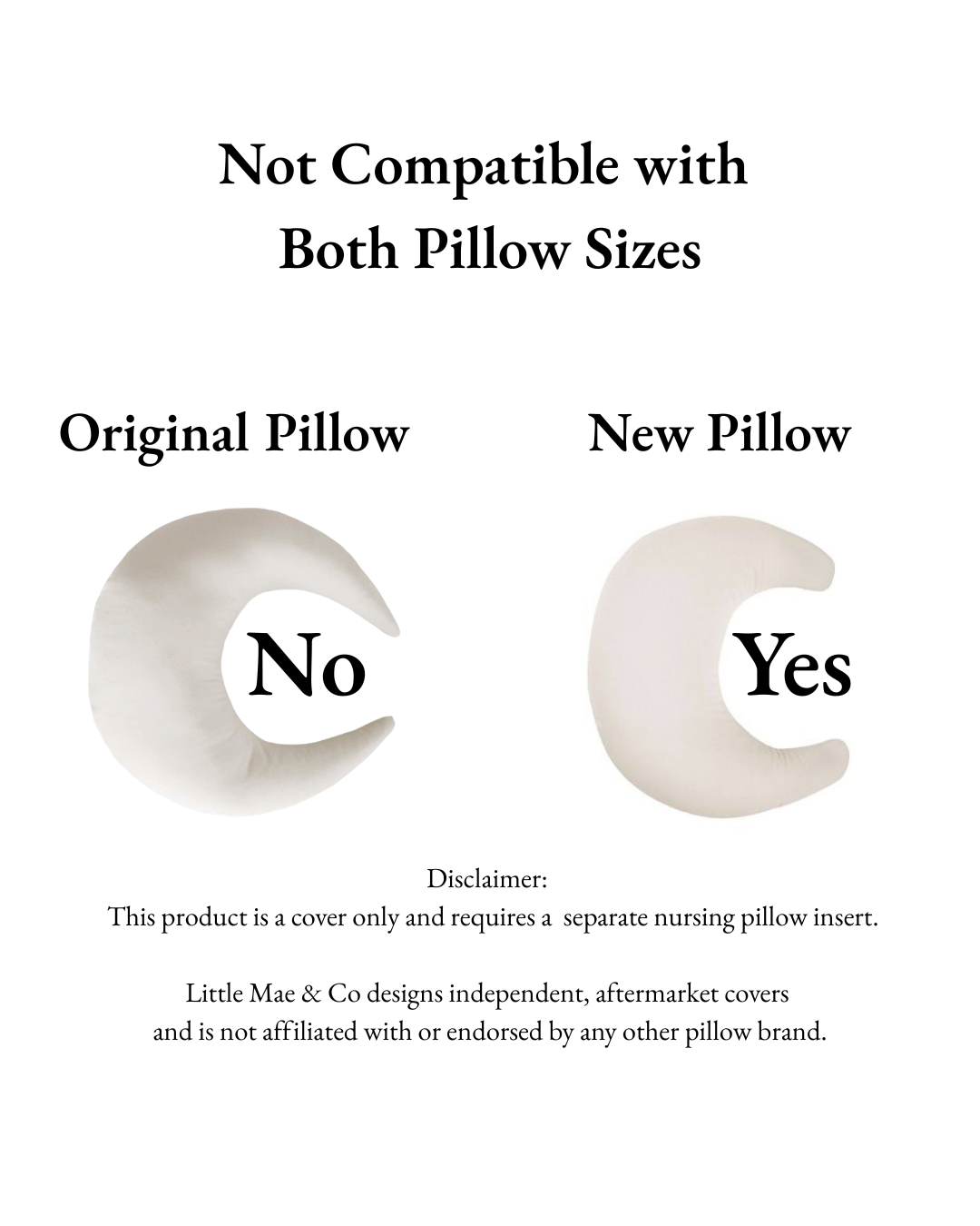 Beige Gingham Ruffle Nursing Pillow Cover