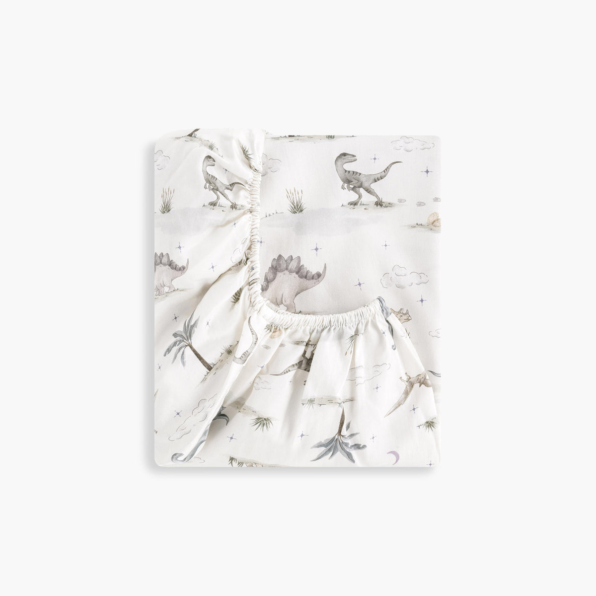 Dino Dreams Crib Sheet - Sage