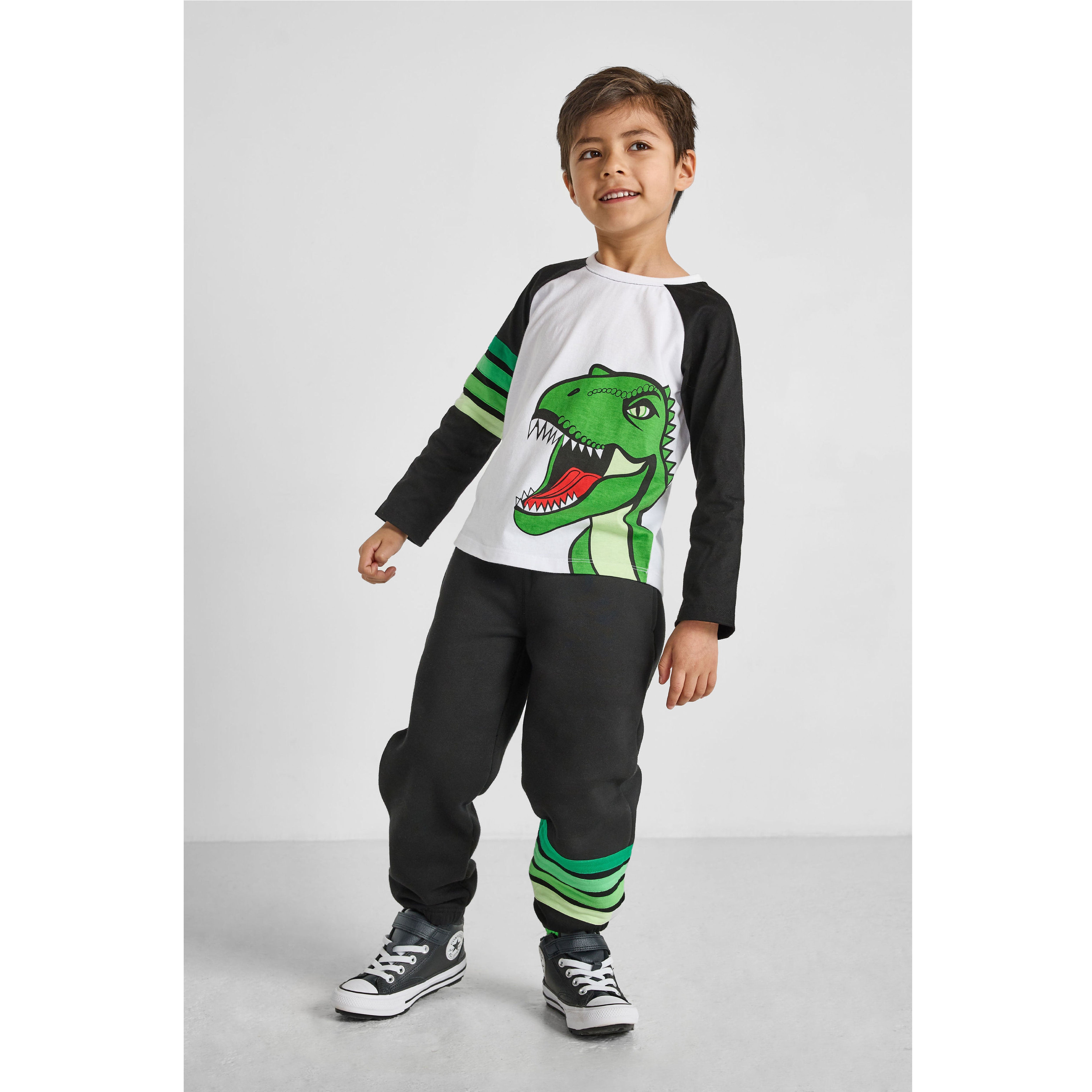 Dinosaur Baseball Tee