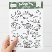 Dinos Party Color Me Stickers