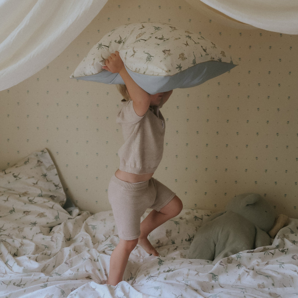 Dino Dreams Twin Set - Sage