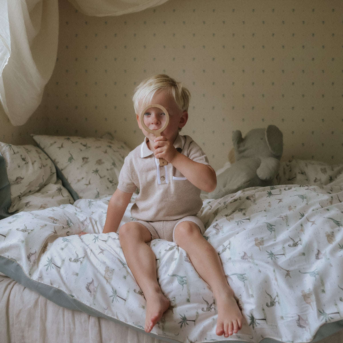 Dino Dreams Twin Set - Sage