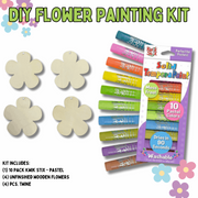 Diy Flower Painting Kit With Pastel Kwik Stix