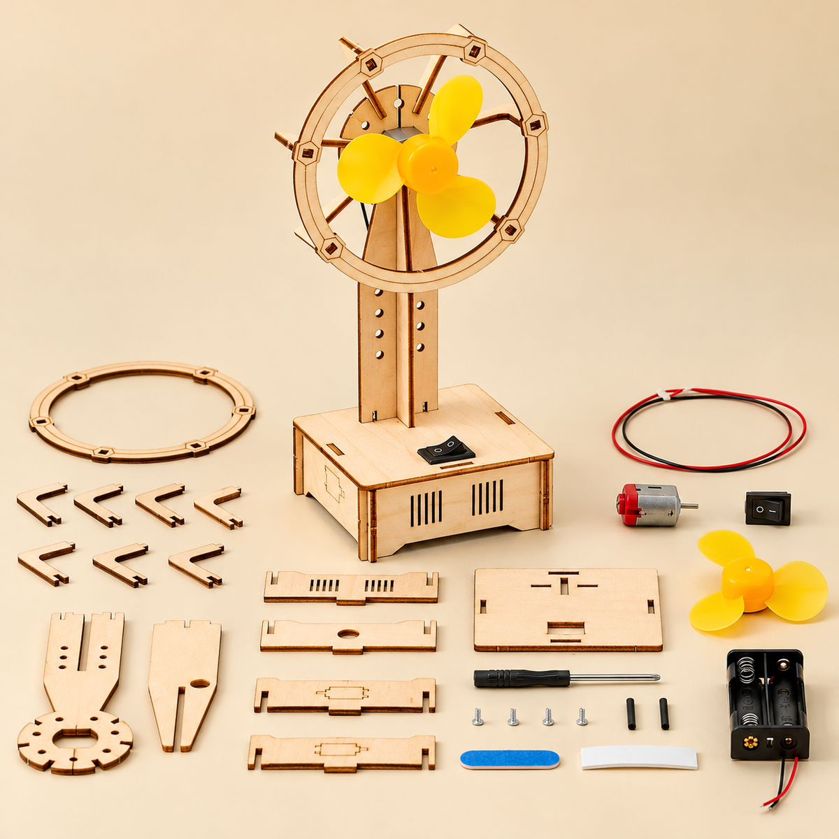 Electric Fan STEM Kit — Build a Battery-Powered Fan