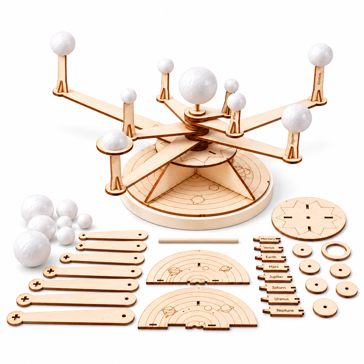Solar System Model STEM Kit — Build the Planets in Orbit