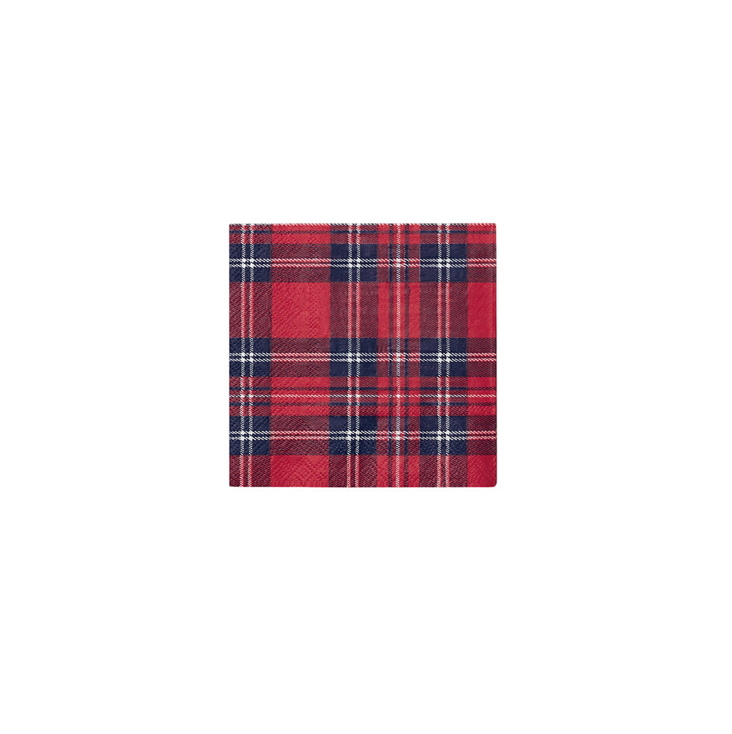 Draper James X  Plaid Cocktail Napkins (25 Per Pack)