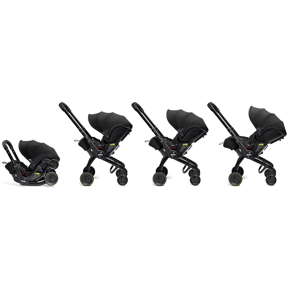 Doona X Car Seat & Stroller in Nitro Black