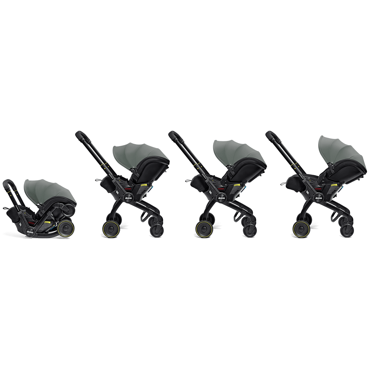 Doona X Car Seat & Stroller in Slate Green