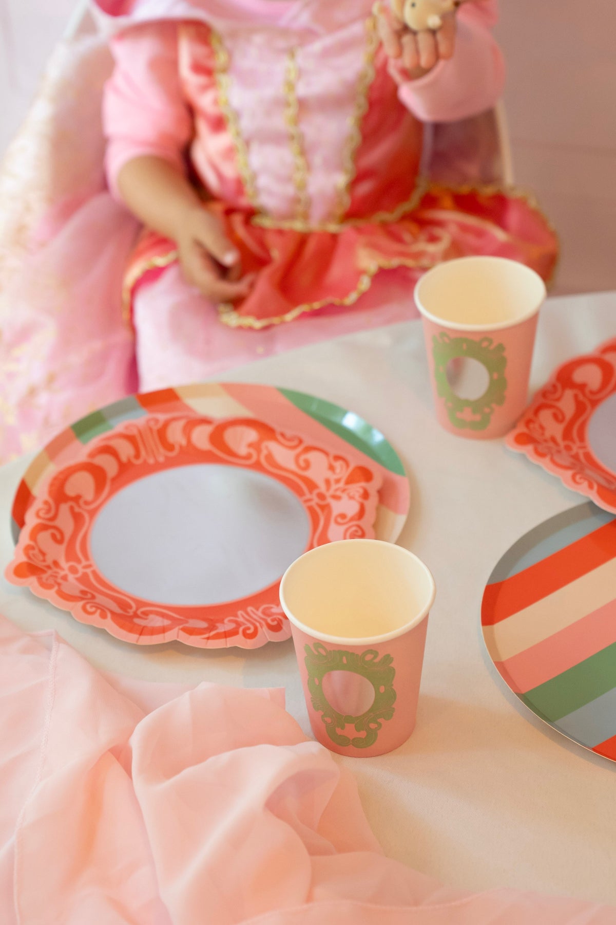 Princess Party Pack For 12 | Royal Princess Theme Tableware Kit | Pop Party Supplies