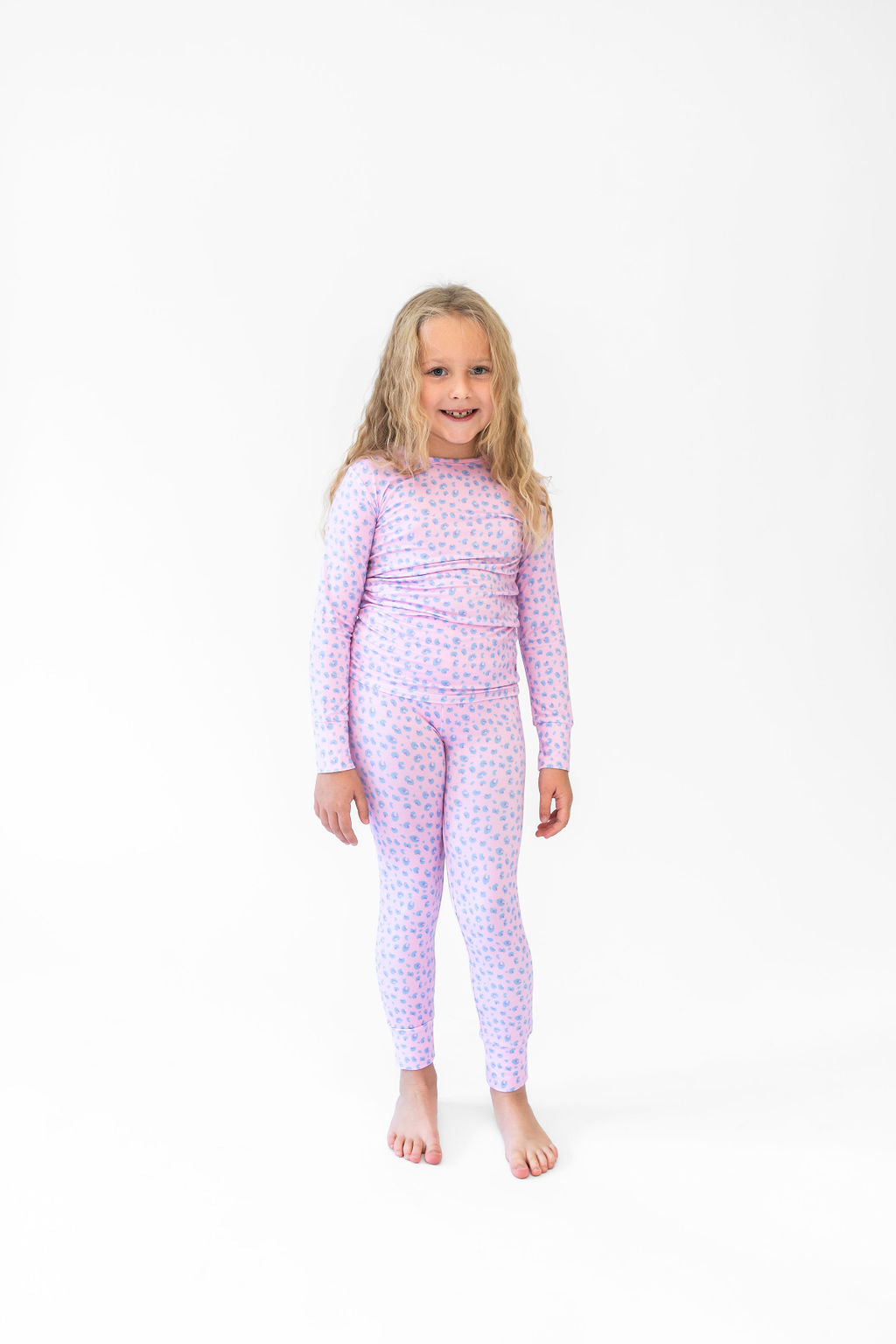 Lillian Leopard Bamboo 2-piece Long Sleeve Set