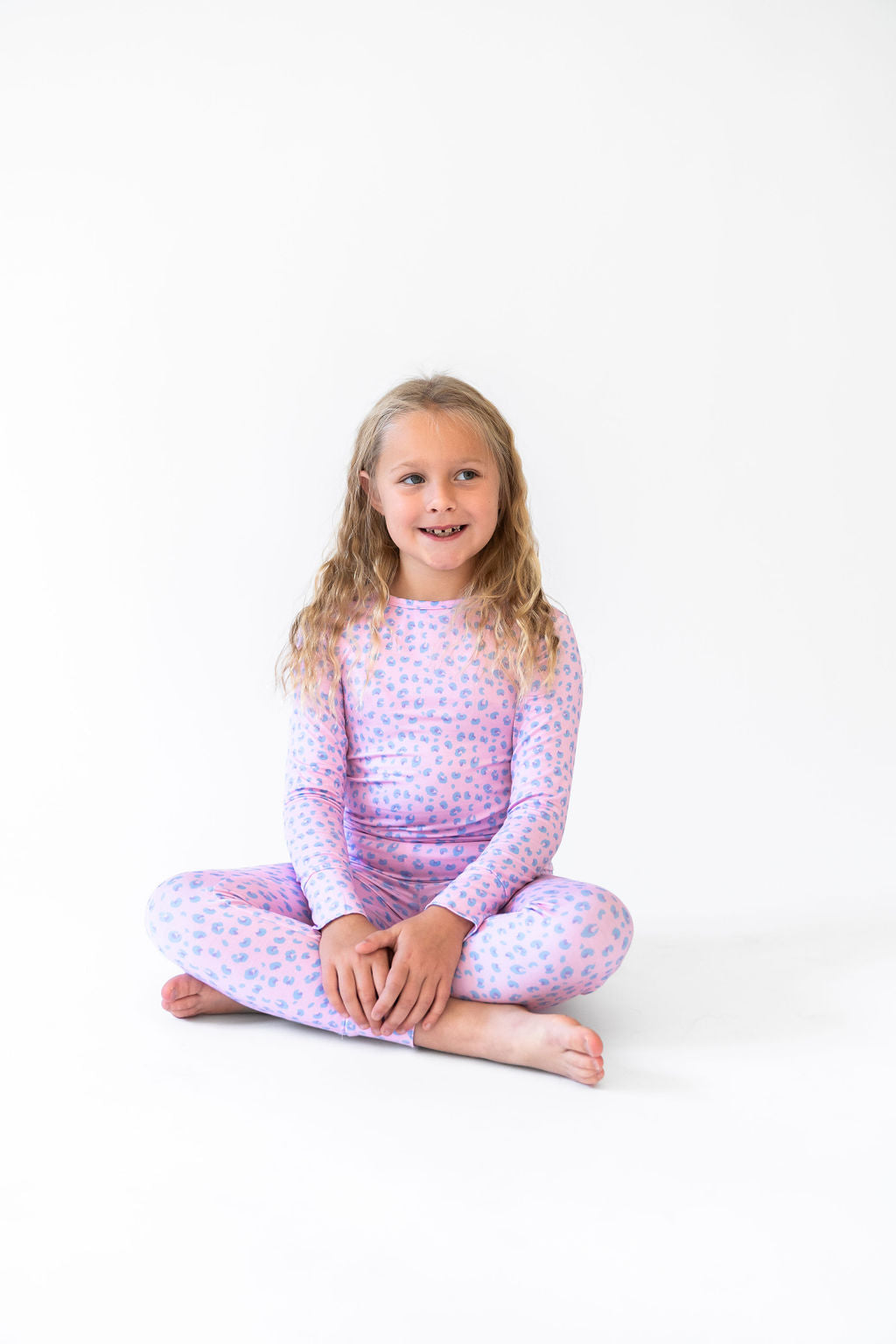 Lillian Leopard Bamboo 2-piece Long Sleeve Set