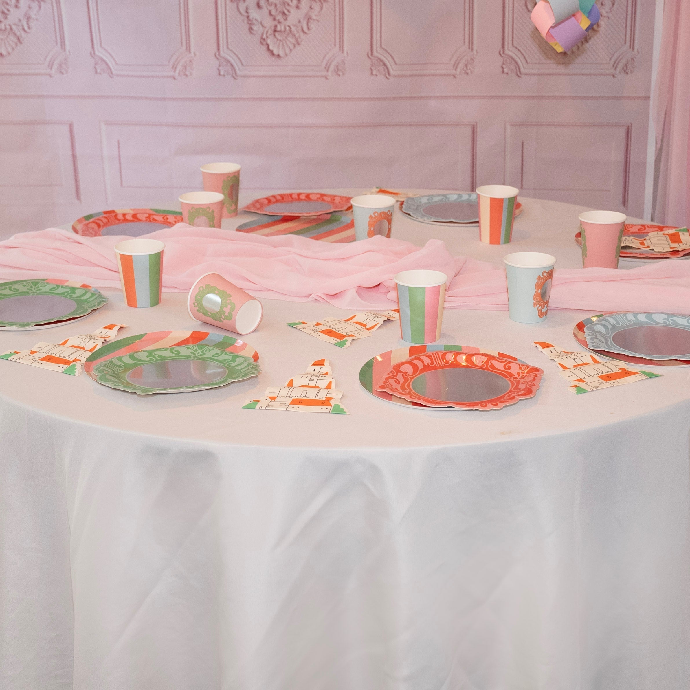 Princess Party Pack For 12 | Royal Princess Theme Tableware Kit | Pop Party Supplies