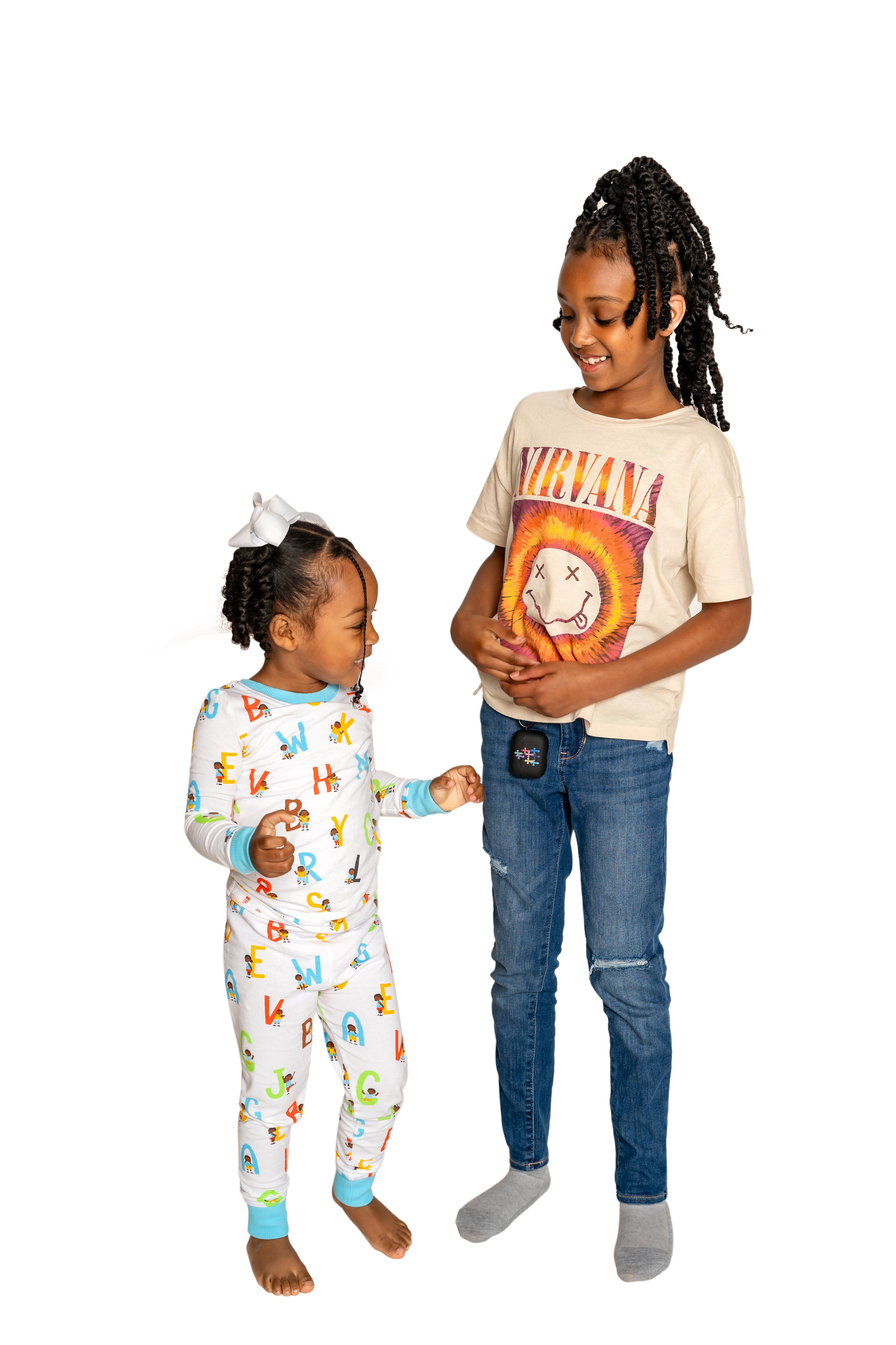 Unisex Alphabet Snug Fit Pajama Set For Toddler Size Toddler 4t - 12