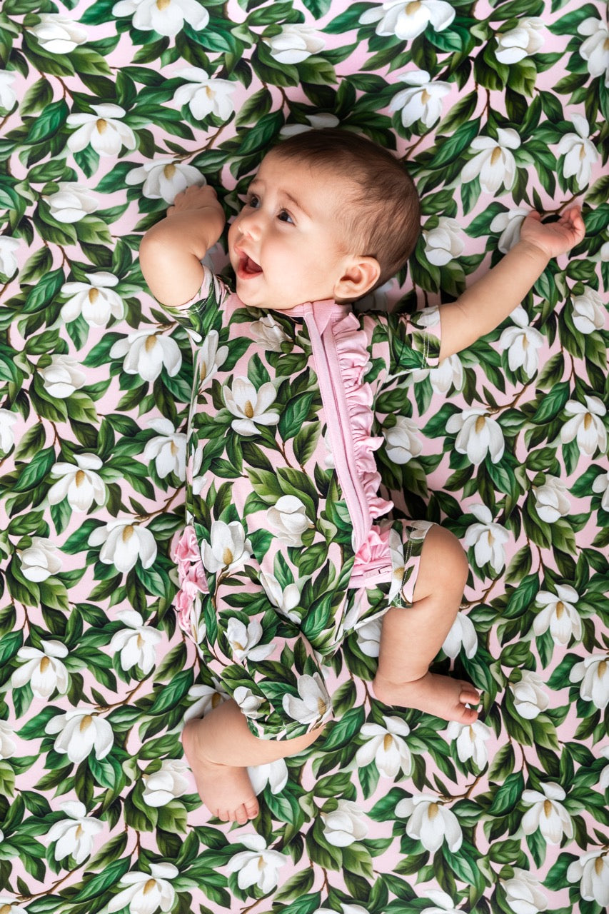 Magnolia Bamboo Ruffle Shortie (2t-4t)