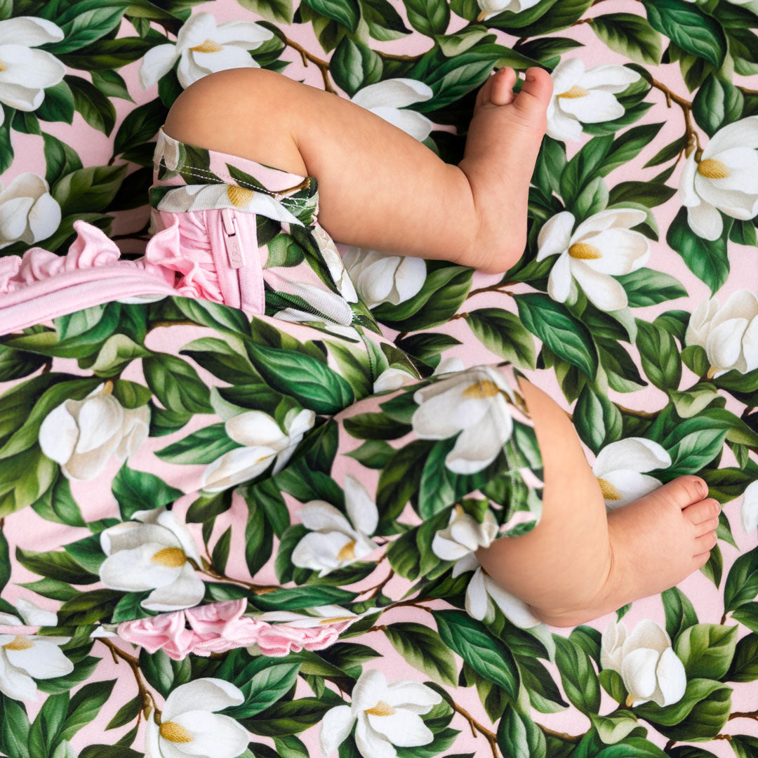 Magnolia Bamboo Ruffle Shortie (2t-4t)