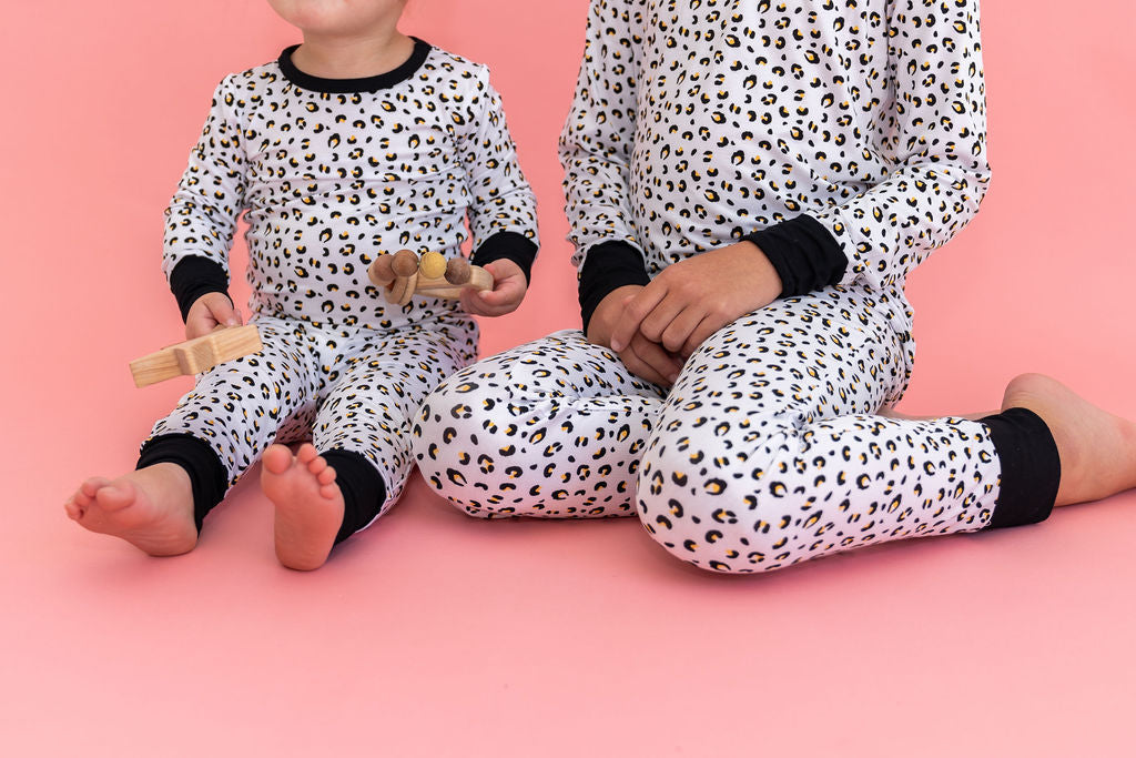 Allie Leopard Bamboo 2-piece Long Sleeve Set