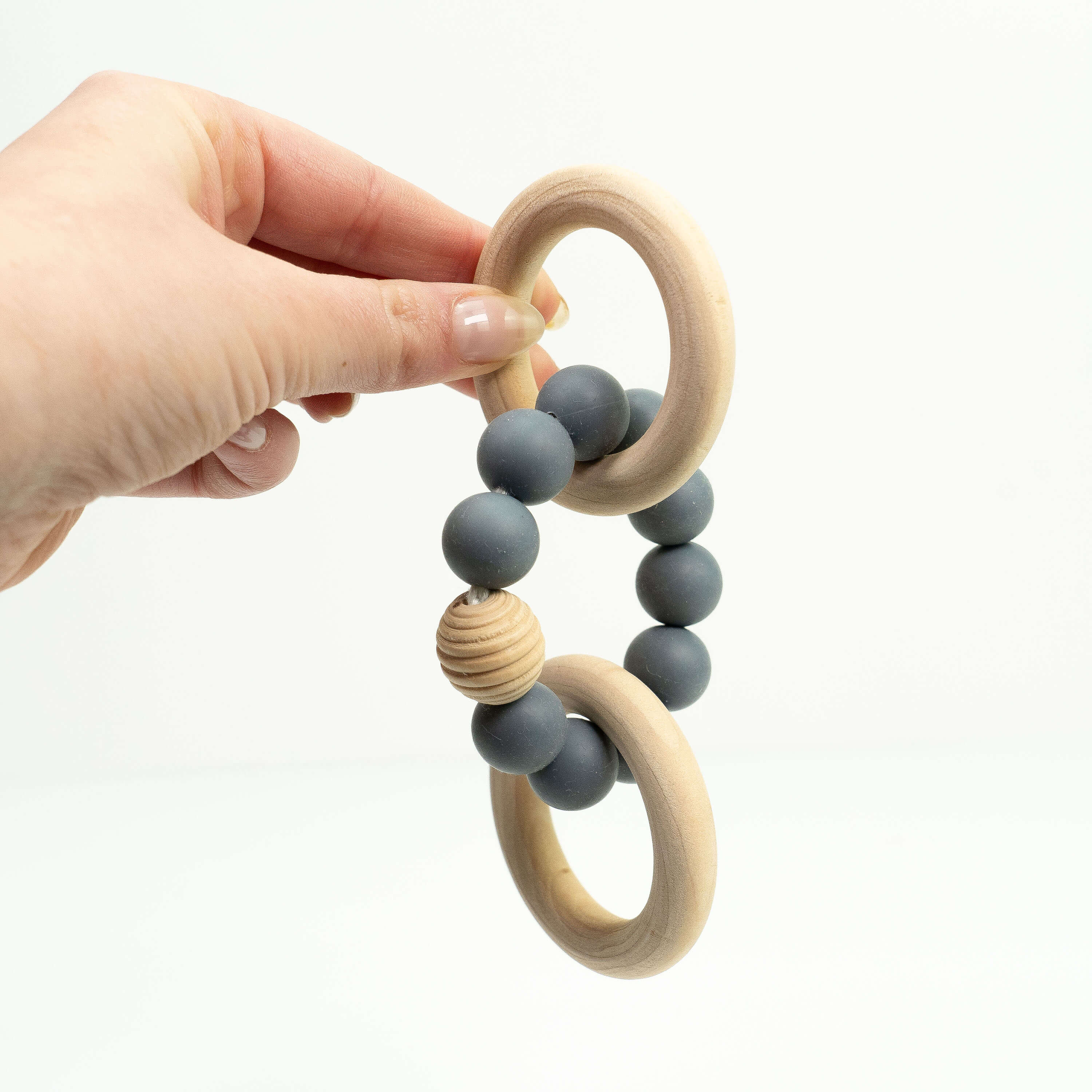 Silicone Beaded Teether Bangles