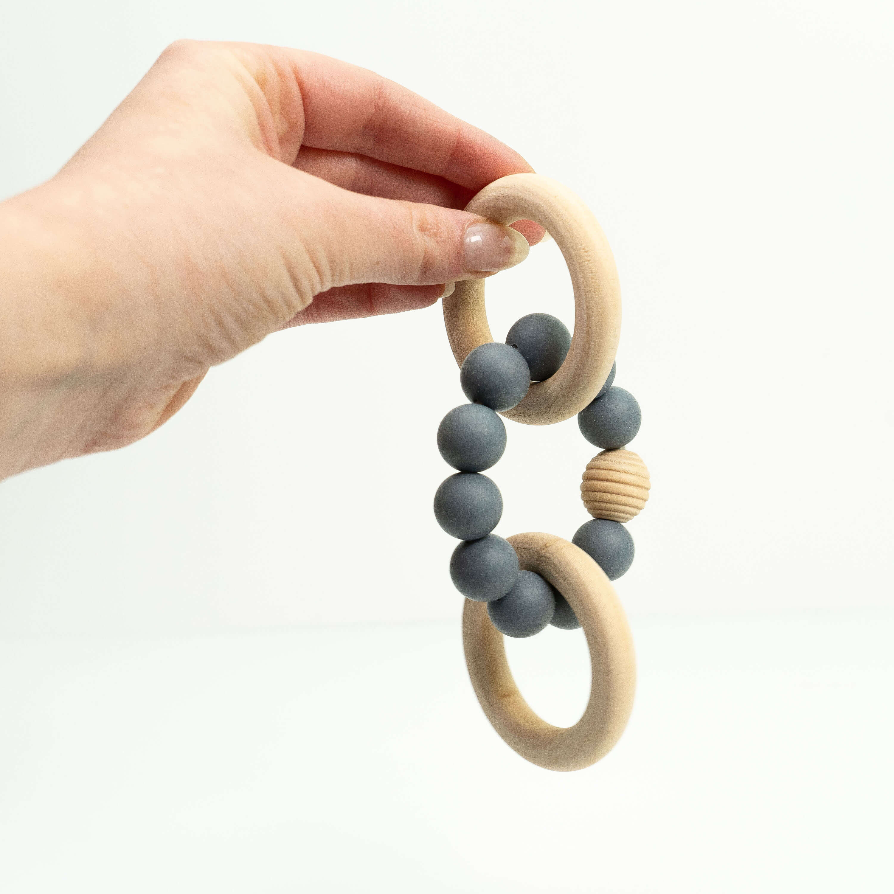 Silicone Beaded Teether Bangles