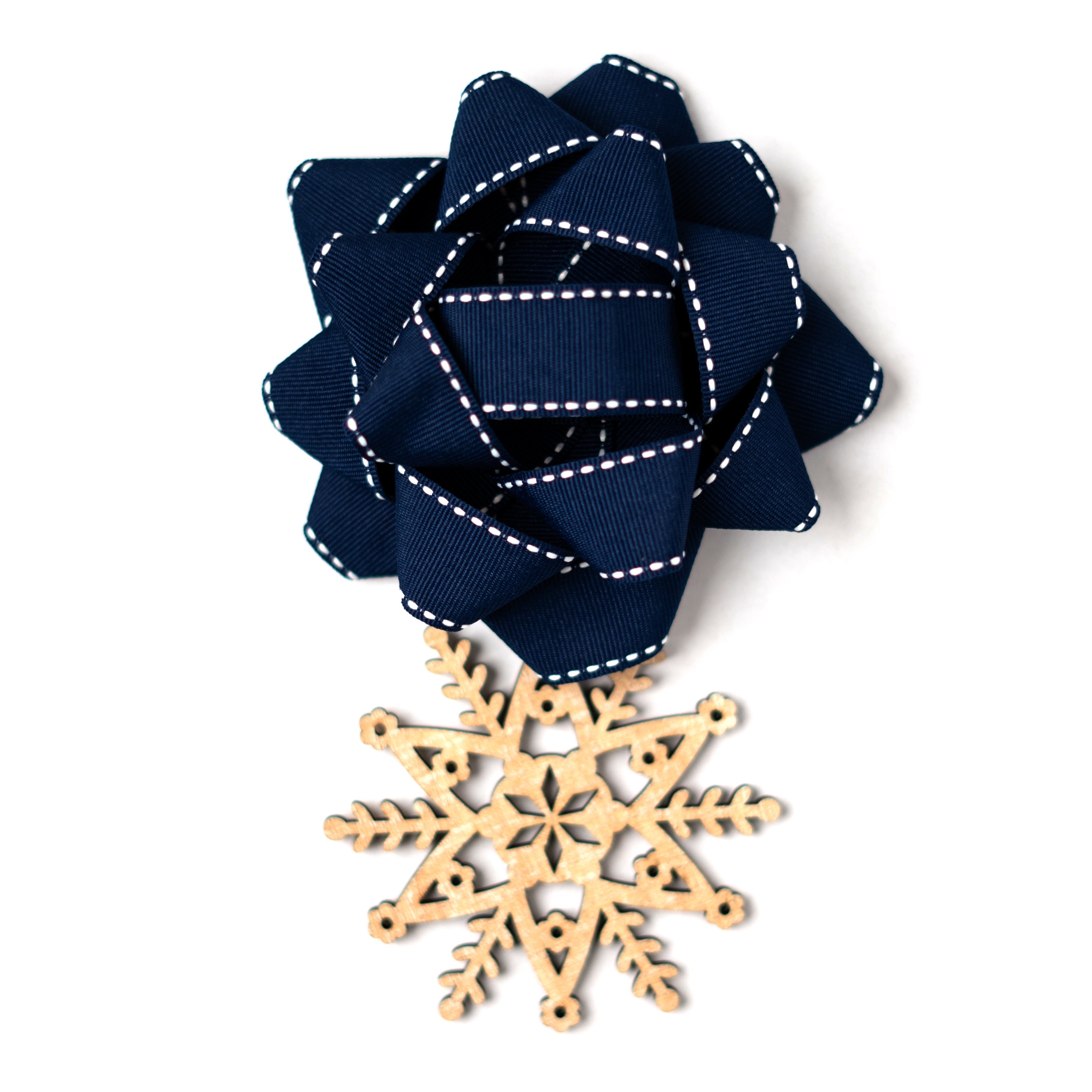 Everbow: Navy (reusable Gift Wrap Bags – Sustainable, Foldable, Eco-friendly)