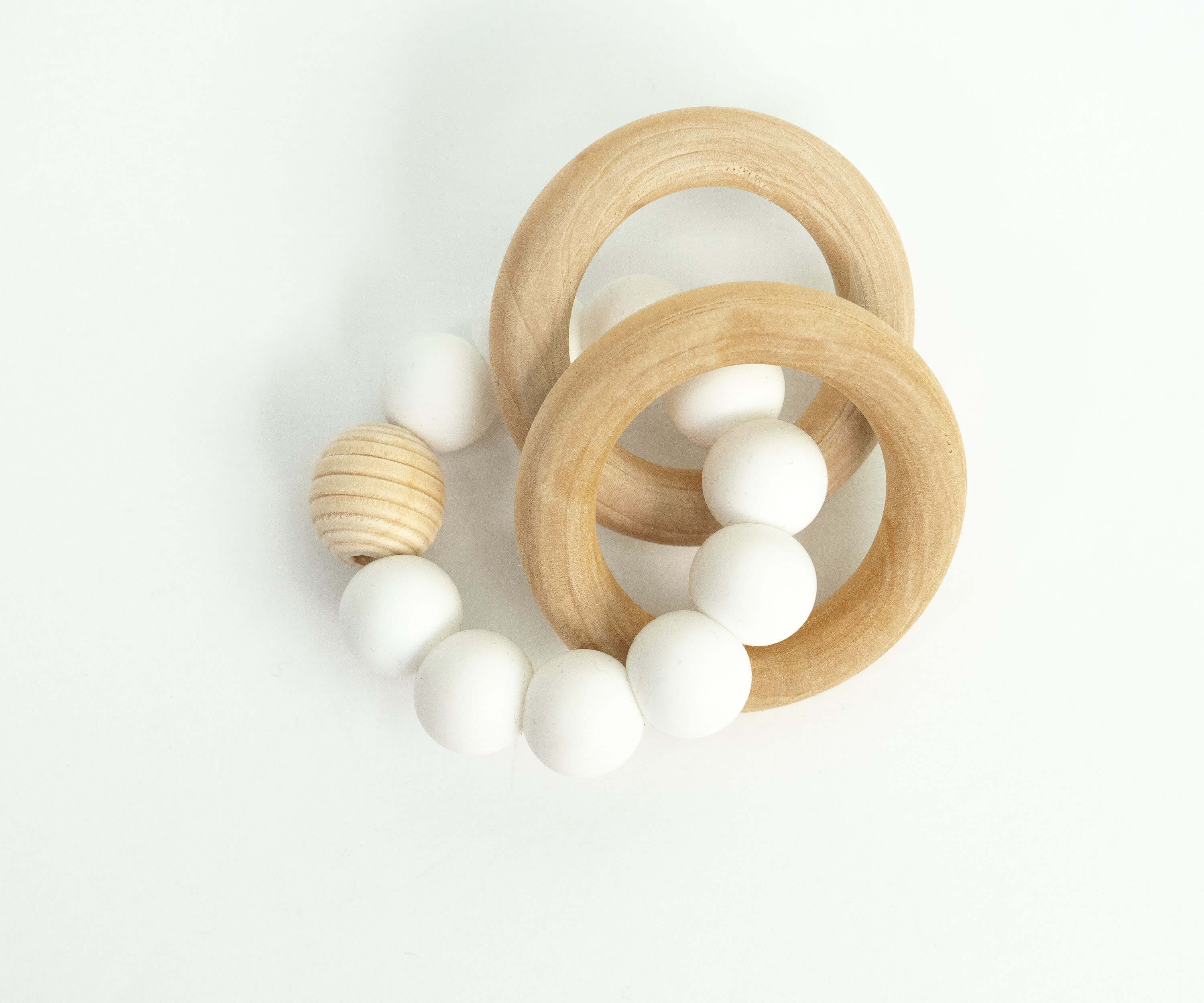 Silicone Beaded Teether Bangles