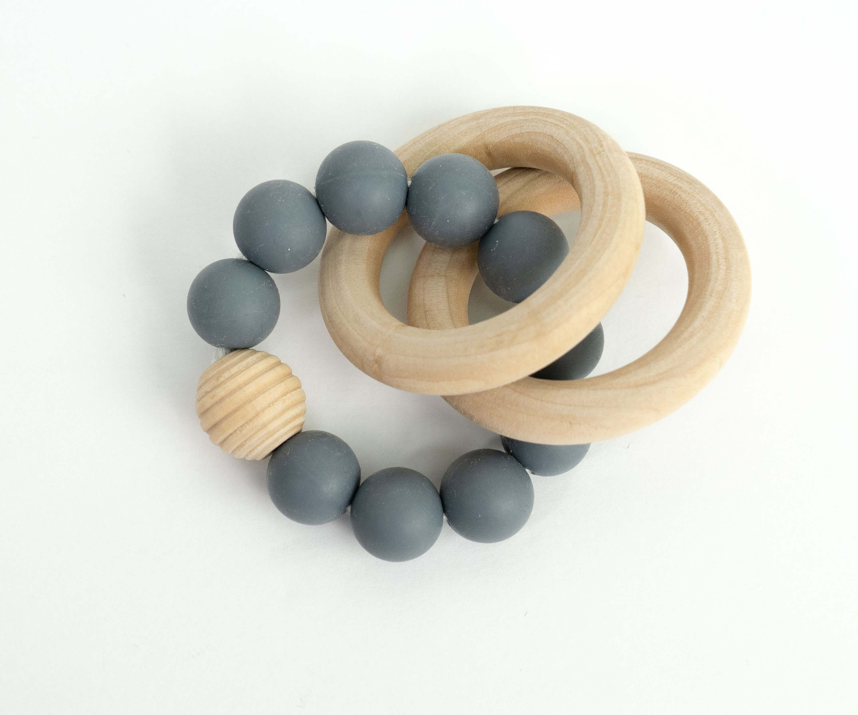 Silicone Beaded Teether Bangles