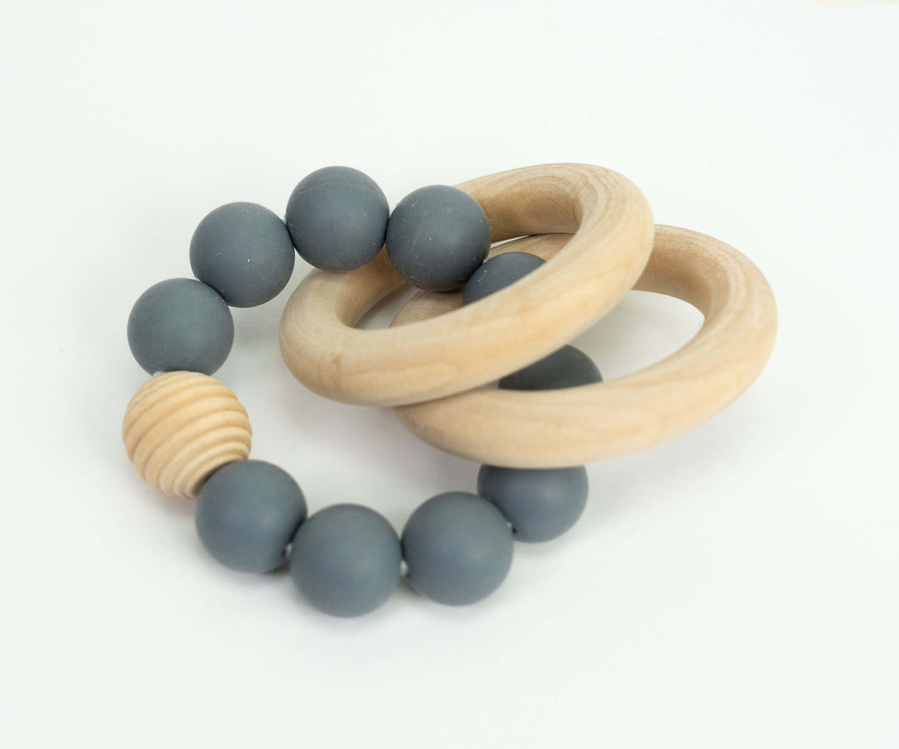 Silicone Beaded Teether Bangles