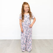 Allie Floral Bamboo Leggy Romper